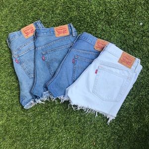 Bundle Levi’s 501 button fly shorts - 4 pair nwot